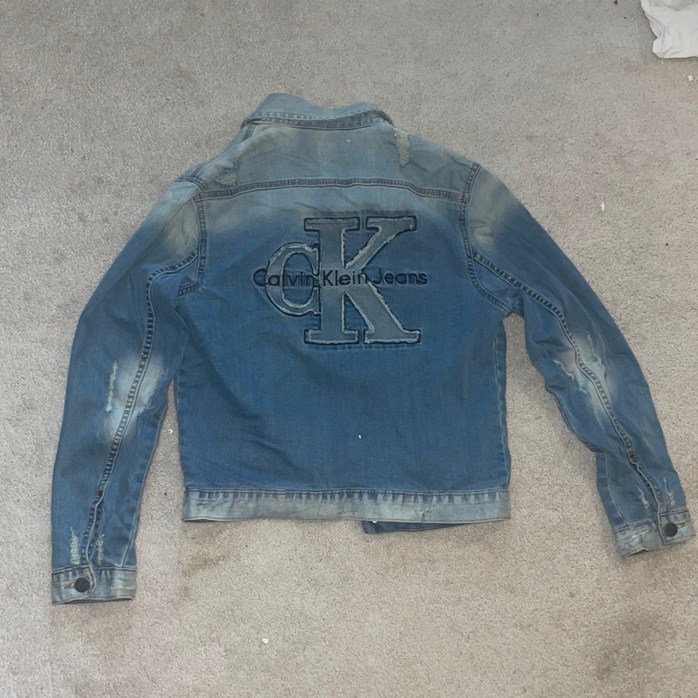 calvin klein jean jacket
